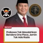 Presiden Prabowo Subianto tidak mempermasalahkan pengibaran bendera One Piece